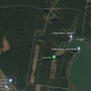 Piecki_mapa_09-2020 SprzątaMY las i plażę w Pieckach k/ Bydgoszczy