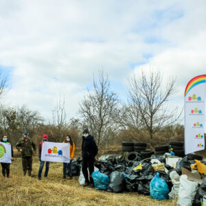 Sprzątanie_lasu_Kapuściska_03_2021 Akcja sprzątania terenów zielonych w Bydgoszczy na osiedlu Kapuściska