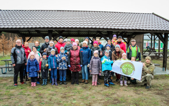 Akcja sprzątania lasu w Zielonce