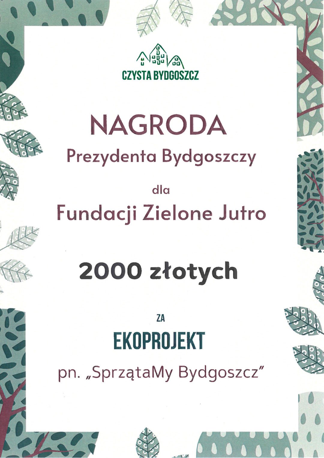 Nagroda Prezydenta Bydgoszczy