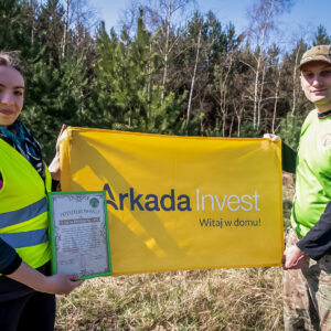 Akcja sprzątania lasu z ARKADA INVEST