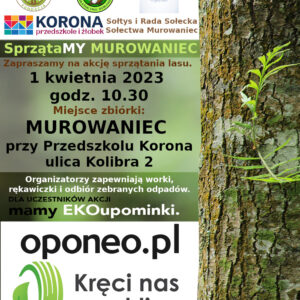 SprzątaMY Murowaniec 01.04.2023