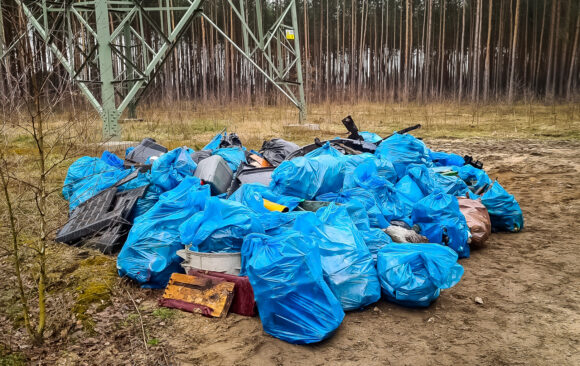 Akcje sprzątania lasu w Białych Błotach i Murowańcu 08.05.2021