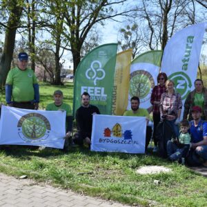Akcja sprzątania lasu i terenów zielonych – Bydgoszcz, osiedle Czyżkówko