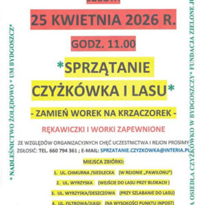 Sprzątanie Czyżkówka i lasu