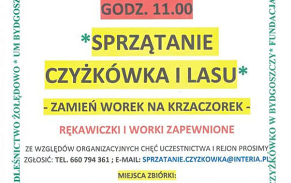 Sprzątanie Czyżkówka i lasu