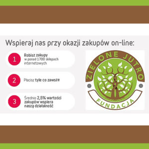 Wspieraj nas przy okazji zakupów on-line
