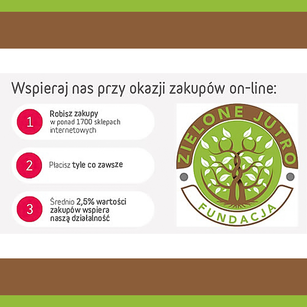 Wspieraj nas przy okazji zakupów on-line Wspieraj nas przy okazji zakupów on-line